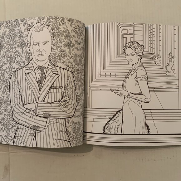 Coloring Books Adult Lot of 4 Fabulous Fashions Tropical World Sherlock Mulga's - Picture 11 of 16